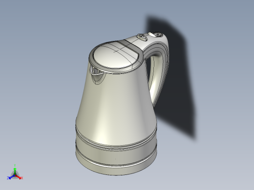 一款1.2升的玻璃热水壶