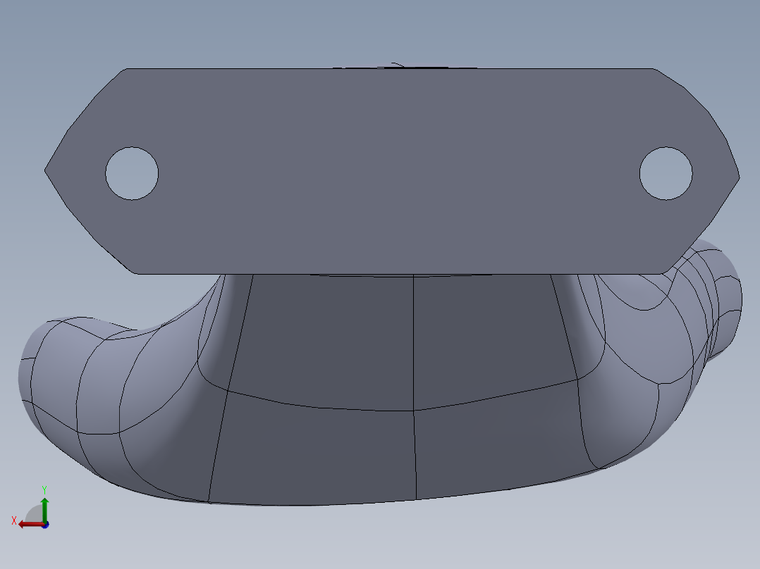 手套成型机。后视图