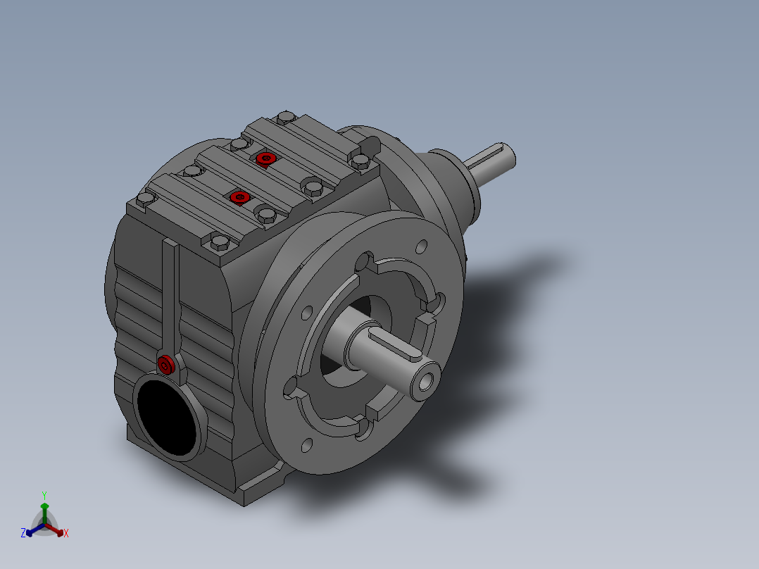 输入型斜齿轮-蜗轮蜗杆减速电机