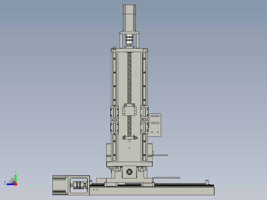 单轴绕线机S01A-C01-0000包胶带组移动组合右视缩略图