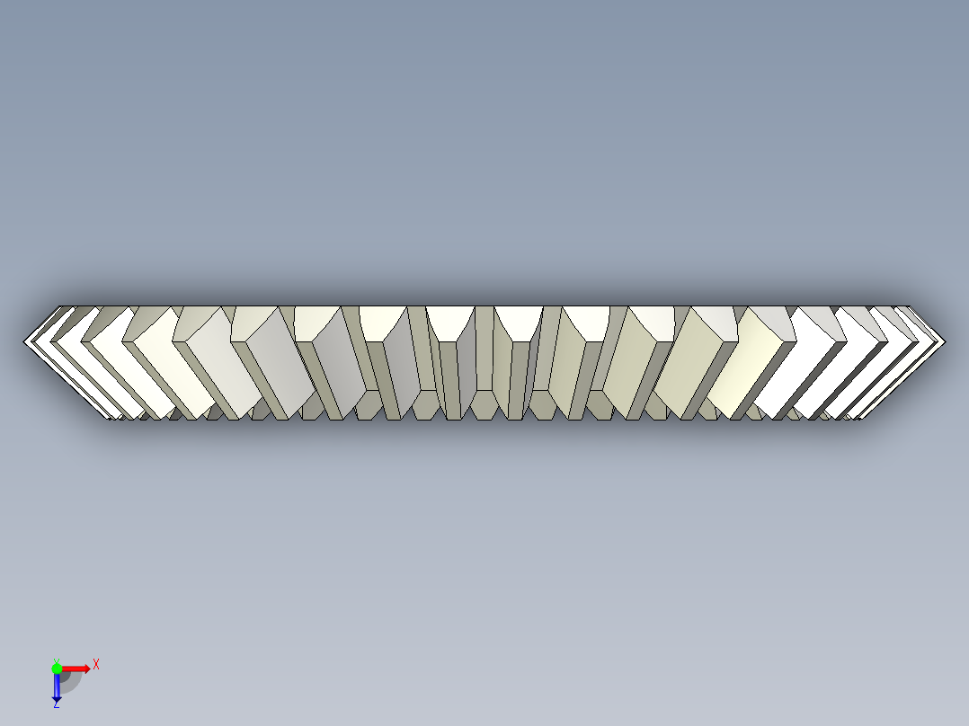 A0004024-39 齿形锥齿轮俯视图