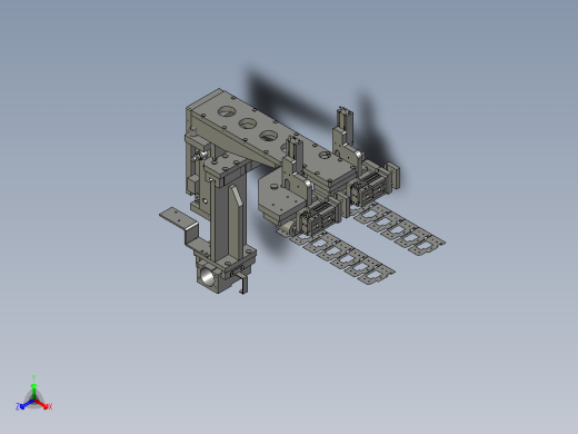 上撕膜机构装配