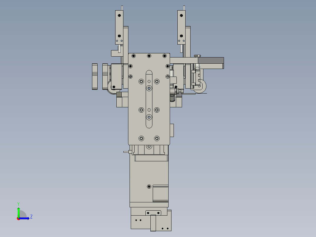 上撕膜机构装配左视图