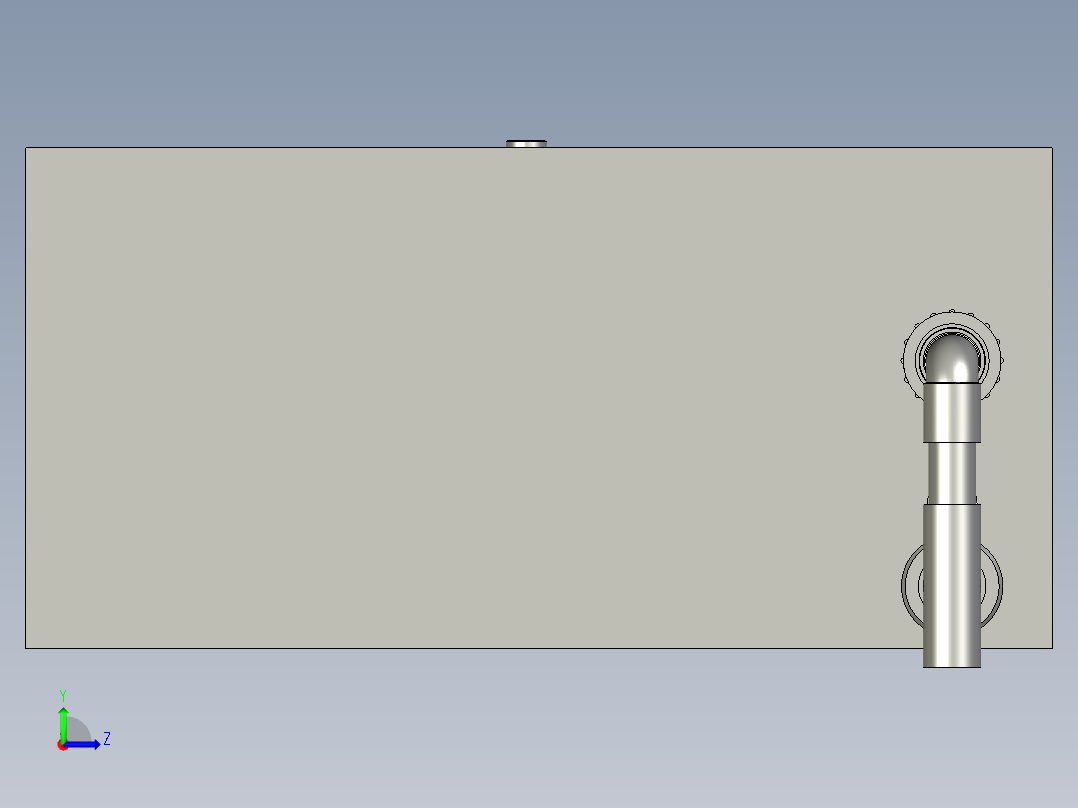 水箱装配左视图