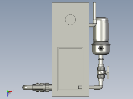 水箱装配俯视缩略图