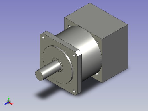 2024减速机中达ZDH-120-L1-R10正等轴测缩略图