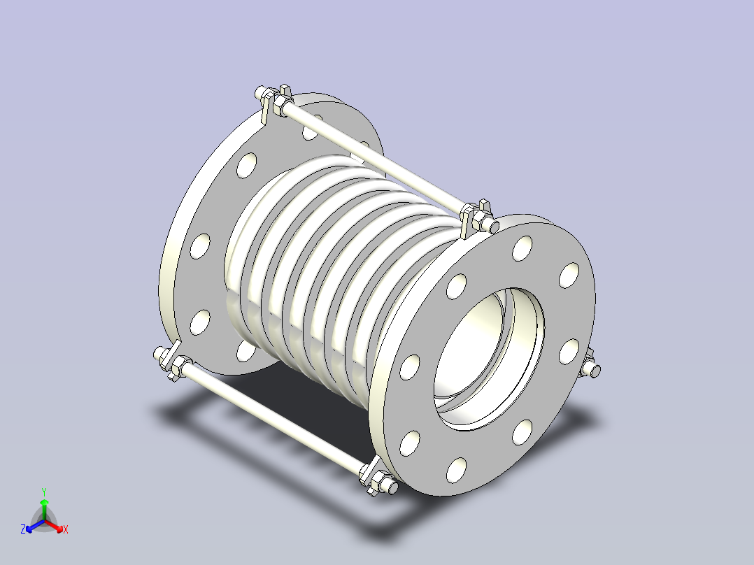 GB╱T 12522-2009[A型膨胀节IA80N1-8]主视图