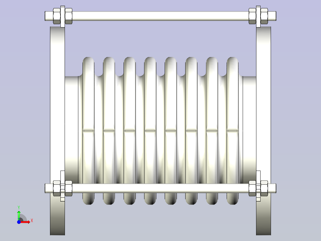 GB╱T 12522-2009[A型膨胀节IA80N1-8]前视图