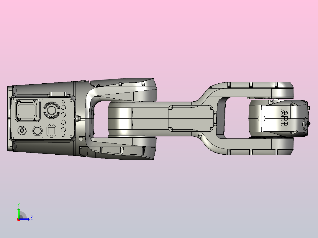 ABB IRB1200机器人IRB1200_5-90左视图