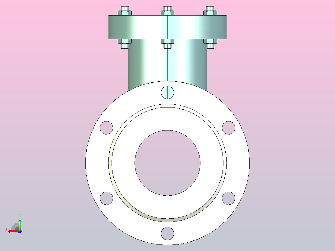 ST34C-J16～J50 T型过滤器[100]后视图