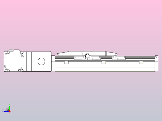 机器人皮带驱动直线轴TPA-GCB-150-P80-L100-QL-M75-N3右视缩略图