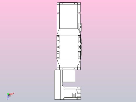 机器人皮带驱动直线轴TPA-GCB-150-P80-L100-QL-M75-N3俯视缩略图