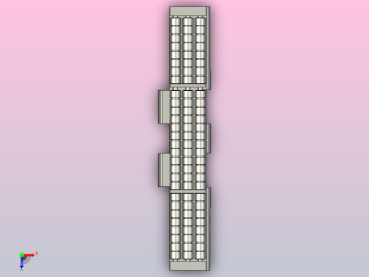 822-K1000-C1直行滚珠链板俯视缩略图