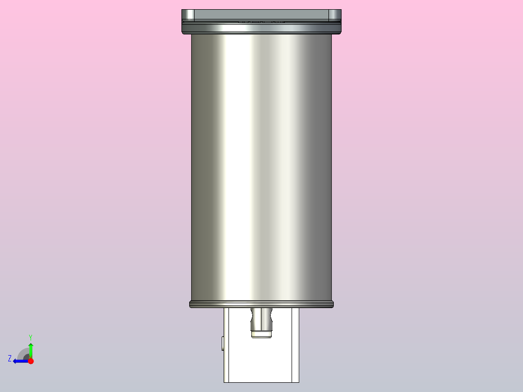 BKMJ(0.4～0.48)-6～8-1自愈式低电压并联电容器三维模型202202右视图