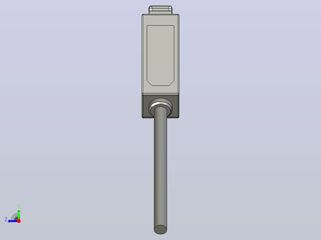 深浦光电传感器 PK-LD15MN 发射端3D右视图