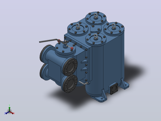 双筒网片式油滤器（SPL100-125）_SPL100