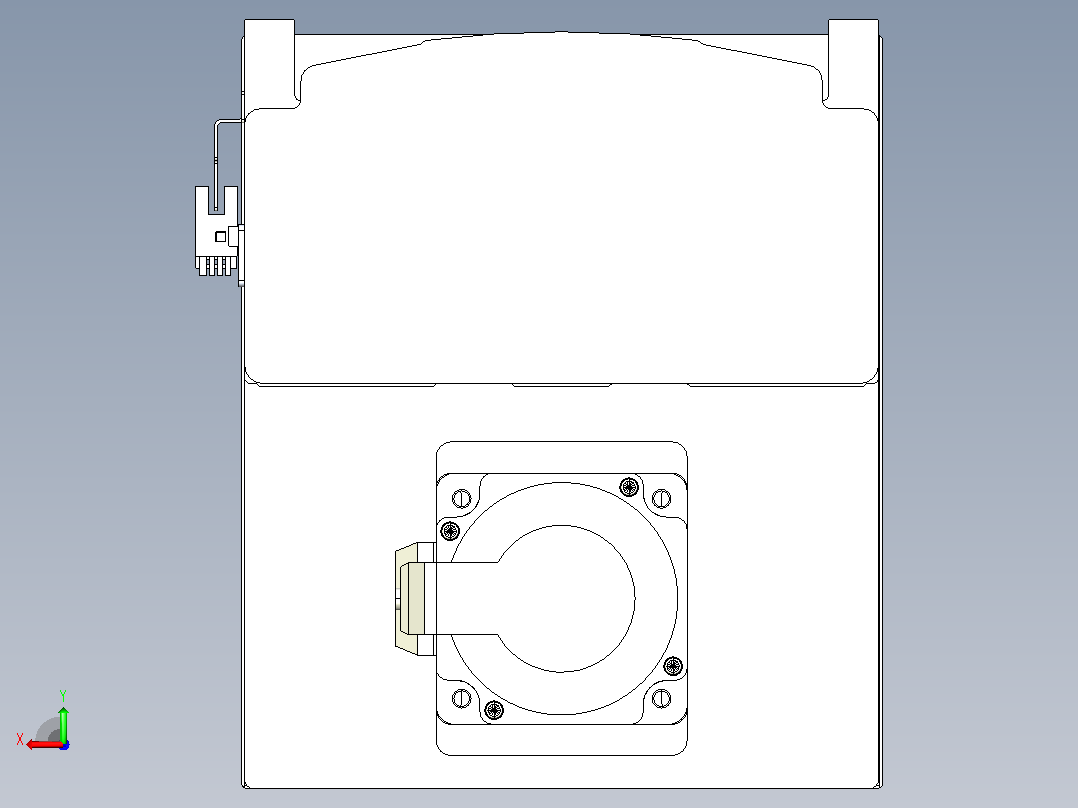 日规模组半封闭丝杆TPA-HNR-202D-2510C-L150-MP-C-P75-N3后视图