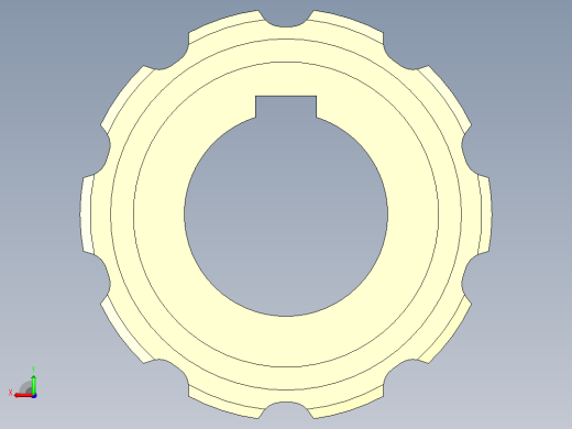 JS YS300-7-10T-R40-C1机加工主动轮后视缩略图
