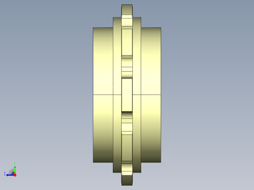 JS YS300-7-10T-R40-C1机加工主动轮右视缩略图