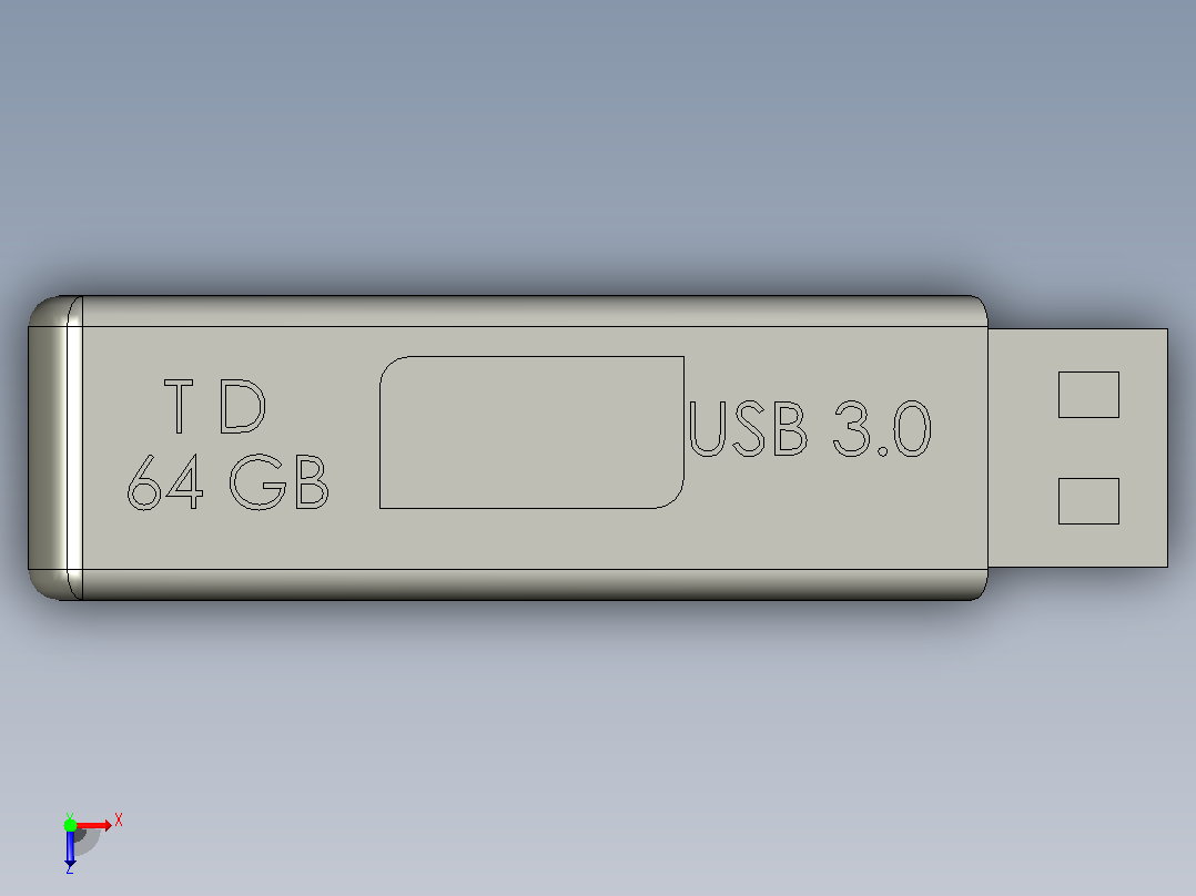 U盘-411俯视图