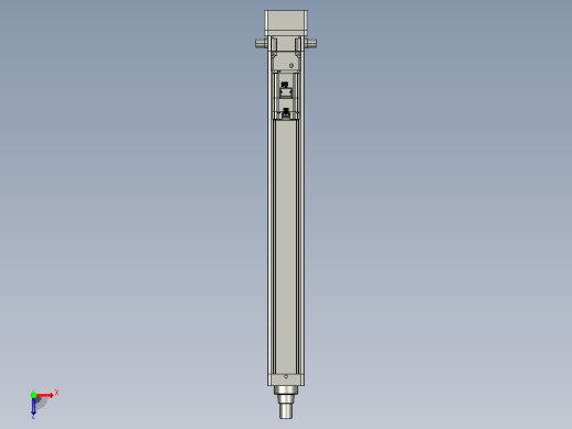 轻载电动缸TPA-ESR100-3210C-L800-MR-TC-W-P75-JX-C3俯视缩略图