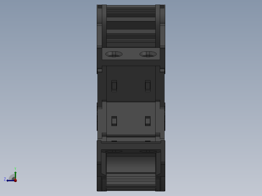 弯曲半径55内高25两侧打开型DB封闭式拖链_DMD25CDBA-25-38-55R-30右视缩略图
