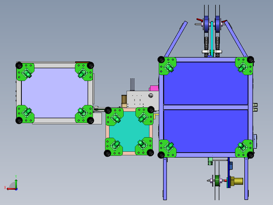 电子产品搬运包装机sw18后视图