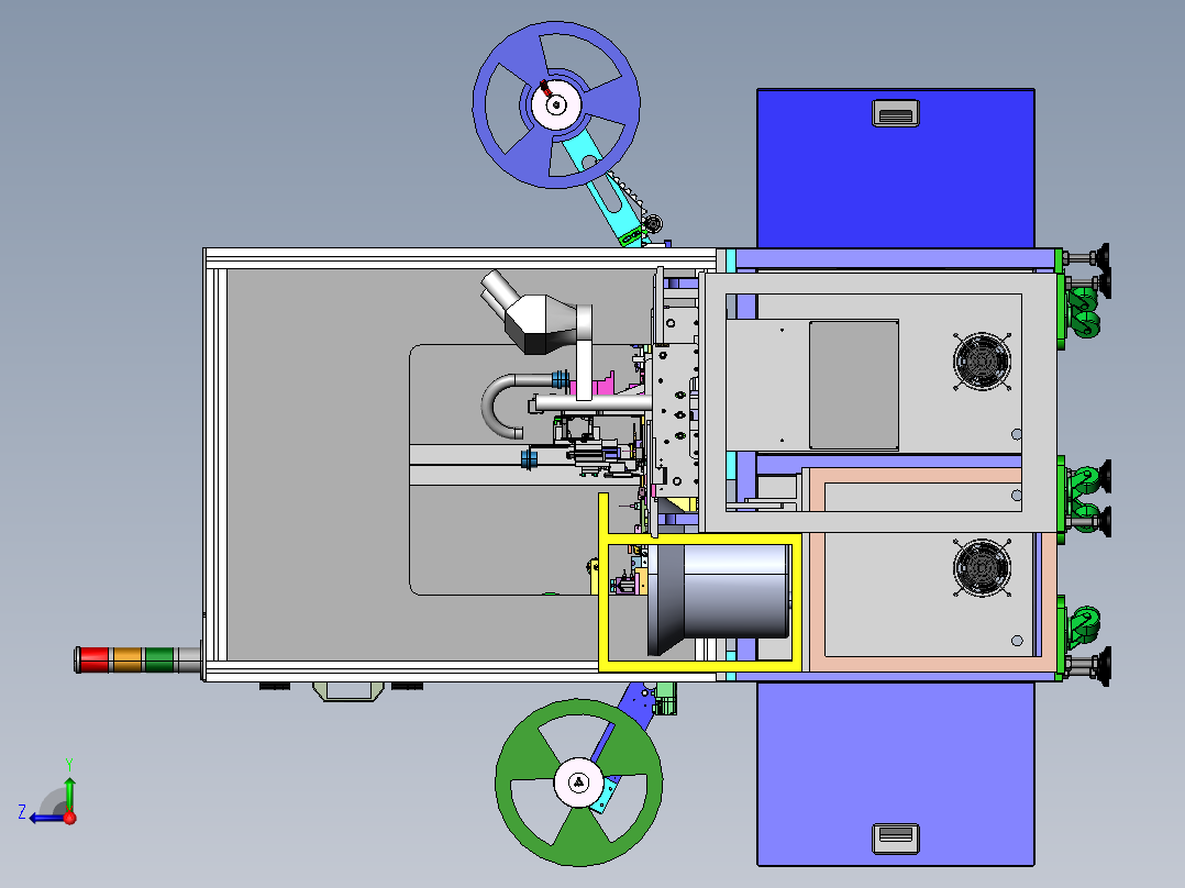 电子产品搬运包装机sw18右视图