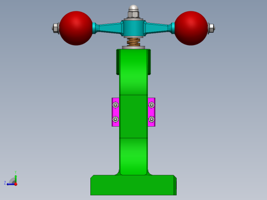 Punzonadora小型钻台3D数模图纸 Solidworks设计右视缩略图