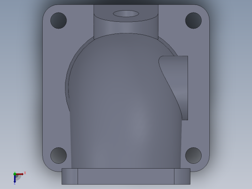关于放样、基准面、拉伸和拉伸切除的综合练习俯视缩略图