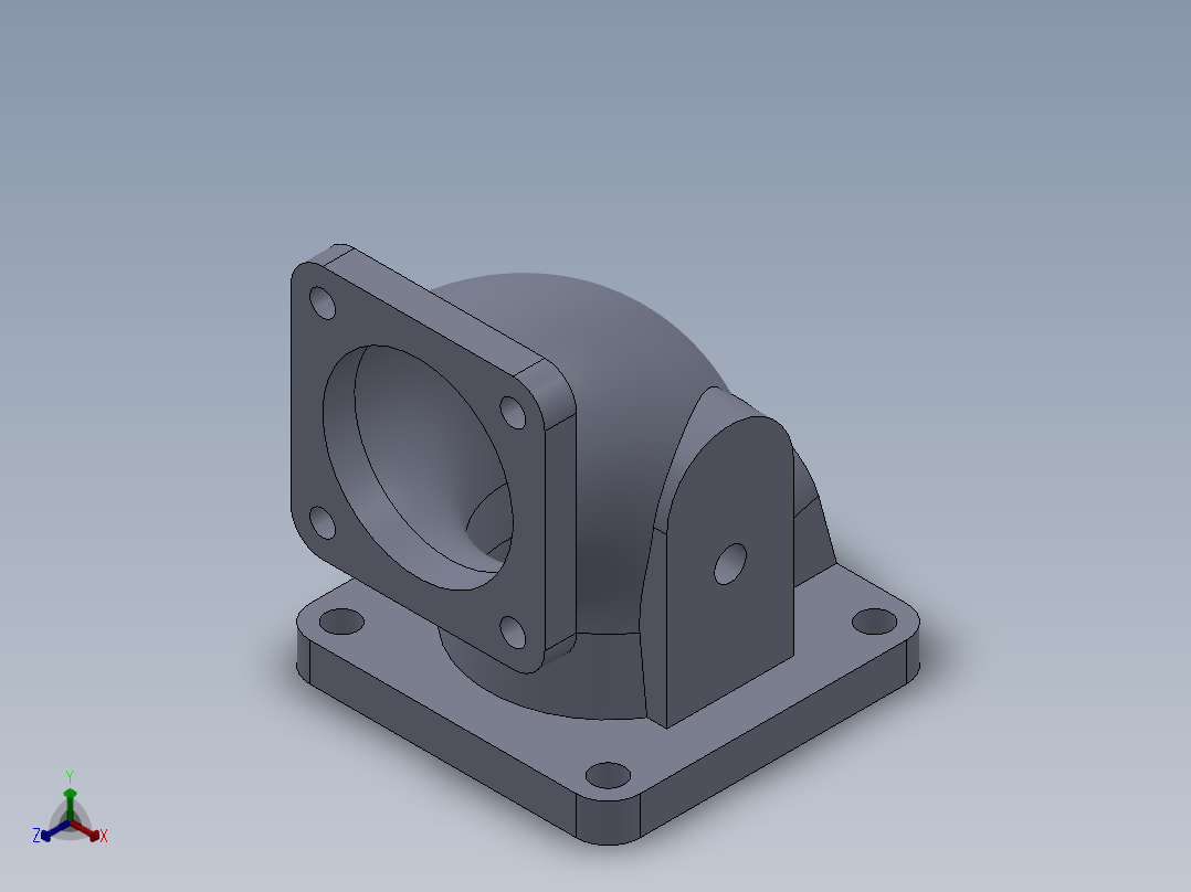 关于放样、基准面、拉伸和拉伸切除的综合练习正等轴测图