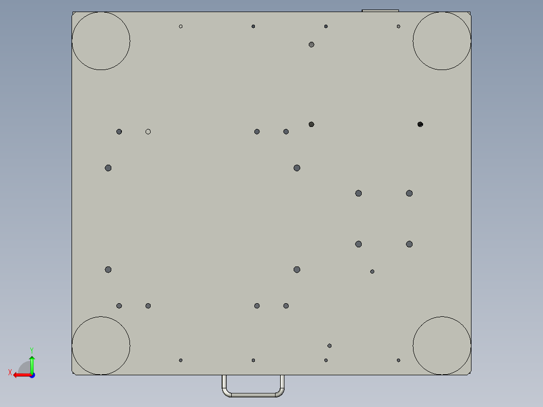 振动测试平台后视图