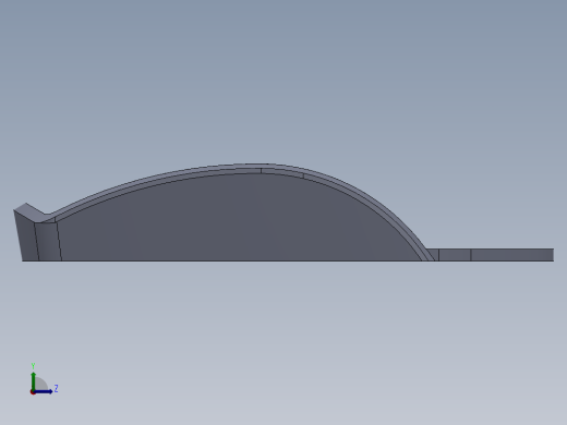 SolidWorks鼠标模型左视缩略图