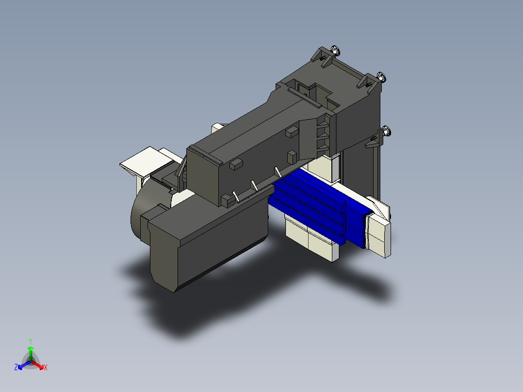 C6_哈斯VF2型号数控机床正等轴测图