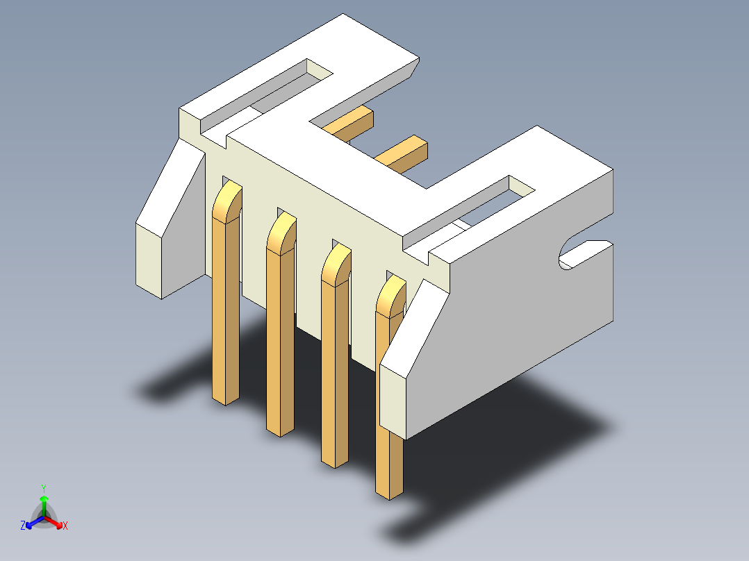 JST-S4B-PH-K-S主视图
