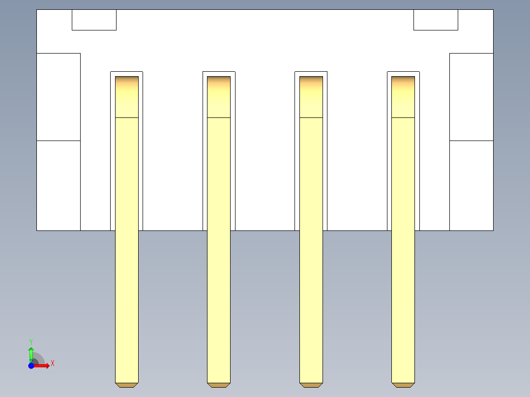 JST-S4B-PH-K-S前视图