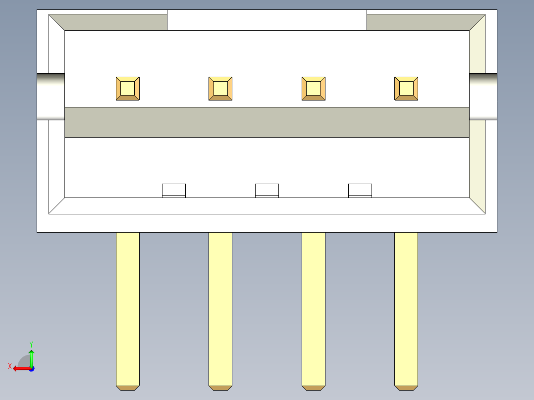 JST-S4B-PH-K-S后视图