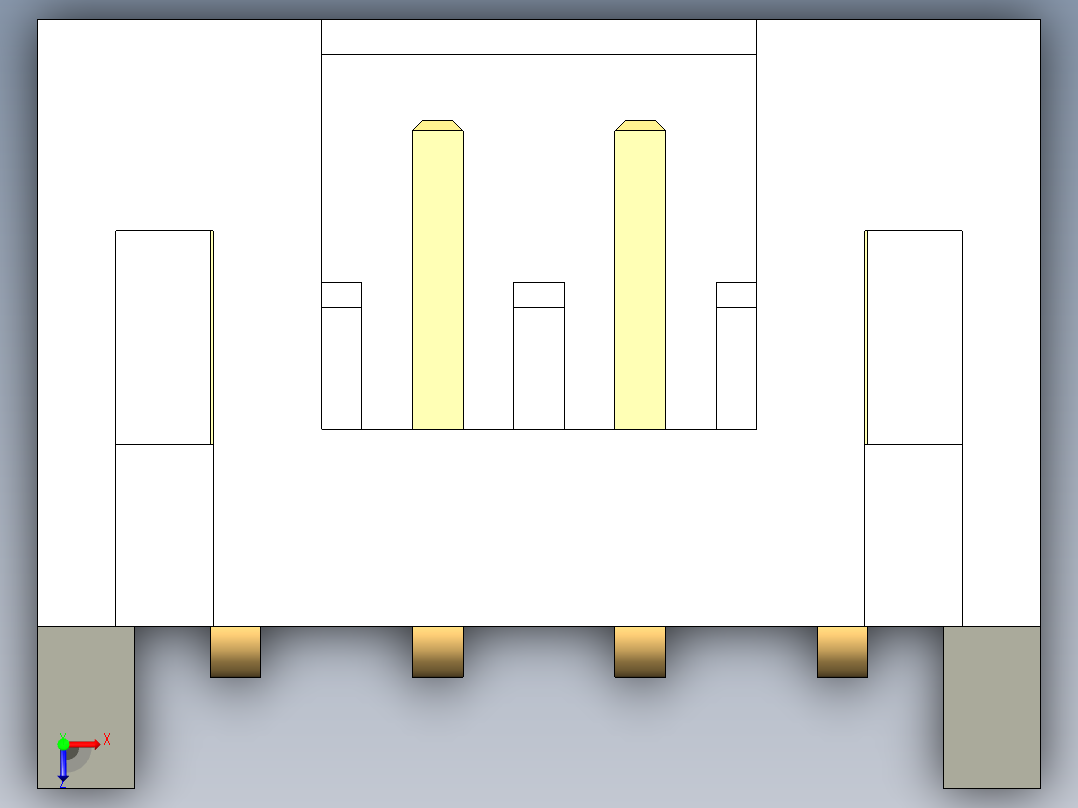 JST-S4B-PH-K-S俯视图