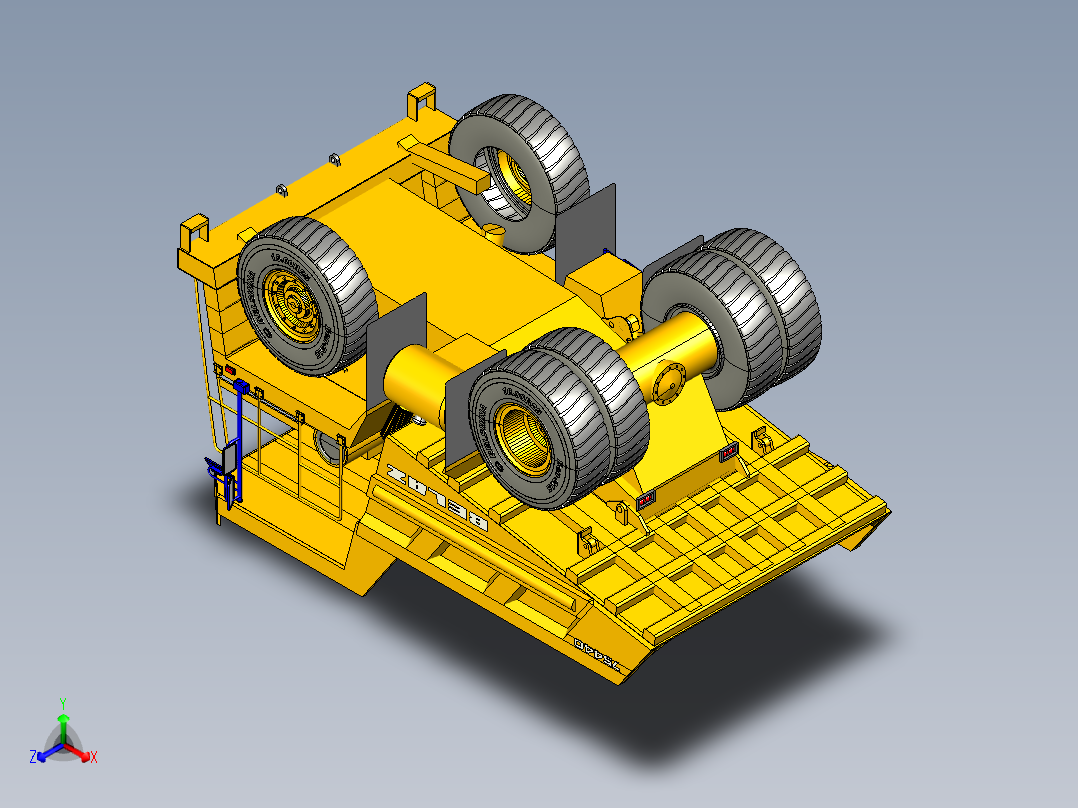 54-贝拉兹75440卡车 3d模型图纸