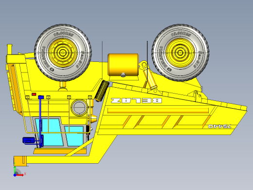 54-贝拉兹75440卡车 3d模型图纸前视缩略图