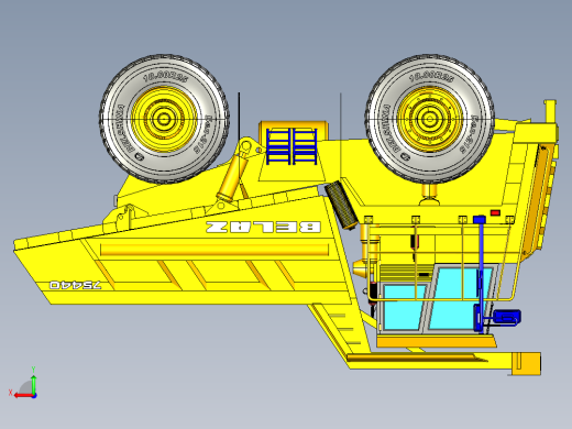 54-贝拉兹75440卡车 3d模型图纸后视缩略图