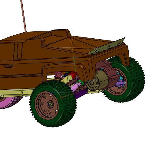 无刷四驱带电动遥控越野车缩略图
