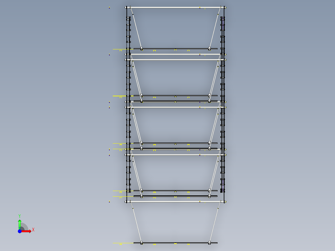 垂直环形停车场--stp前视图