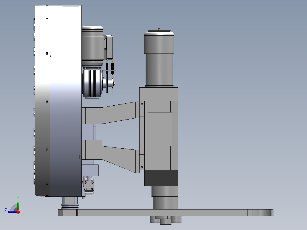 MR5D盘式刀库右视图