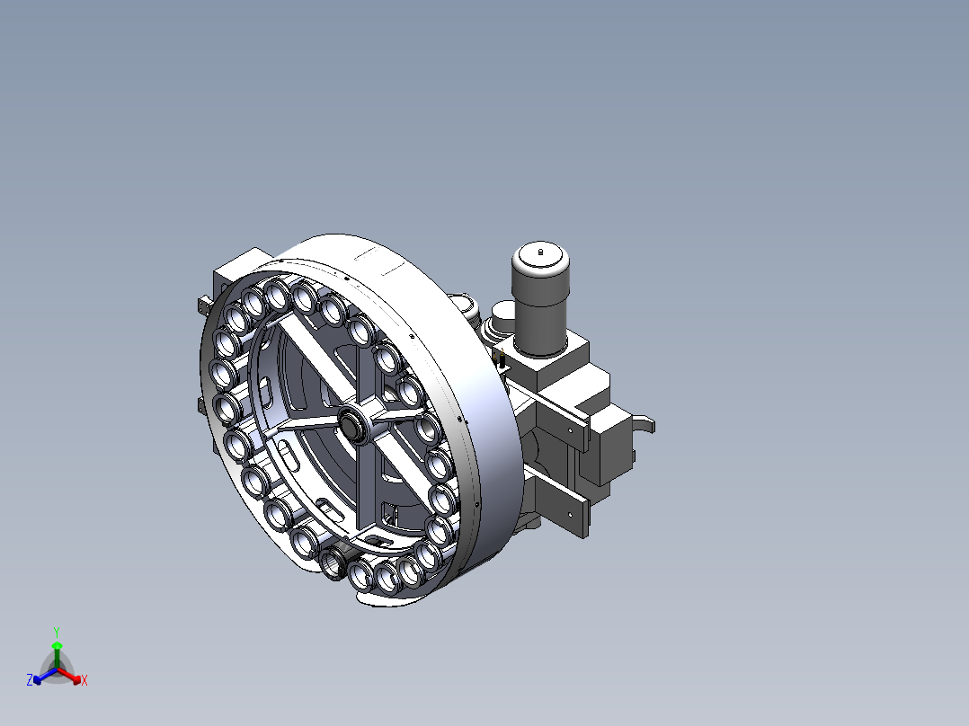 MR5D盘式刀库正等轴测图