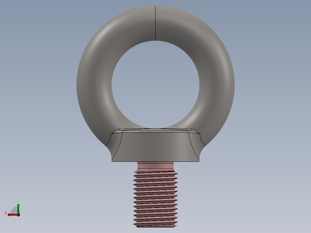 M20吊环螺栓后视图