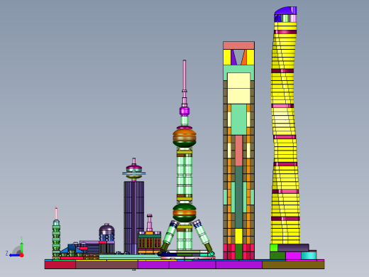 魔都风采上海建筑系列右视缩略图