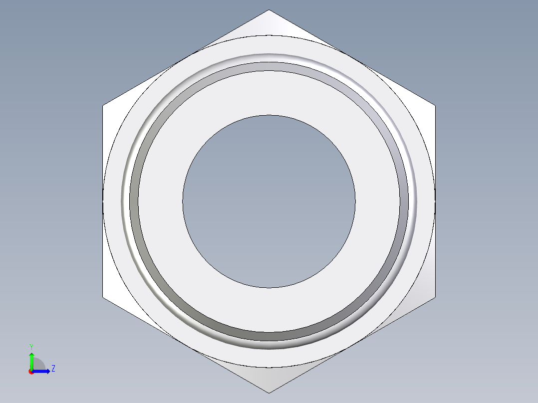 卡套式工业通用硬管接头EO_Male_Stud_connector_GEO30SMOMDCF左视图