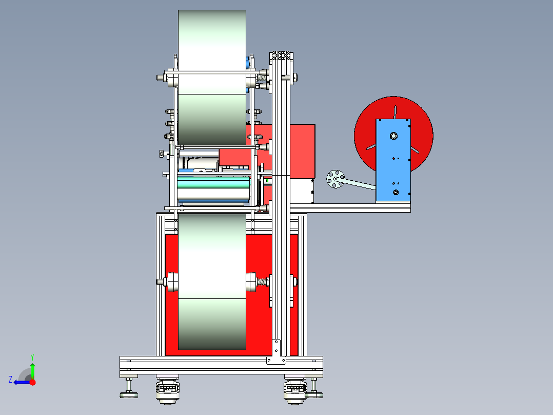 KN95内鼻梁打片机右视图