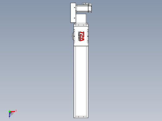 同步带全封闭直线模组TPA-HCB-110D-90-L500-MR-C-P40-N3俯视缩略图